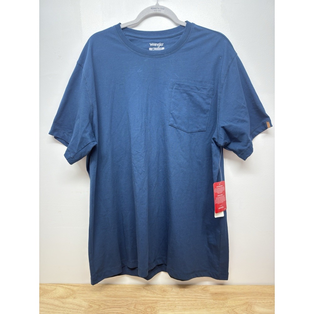 Wrangler RIGGS WORKWEAR Men's Pocket T-Shirt Comfort Solid Stretch‎ Top XL #42
